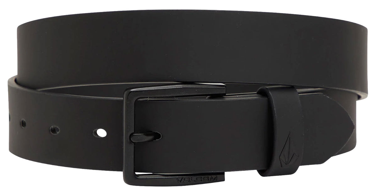 Volcom Flat Bar PU Belt - Black