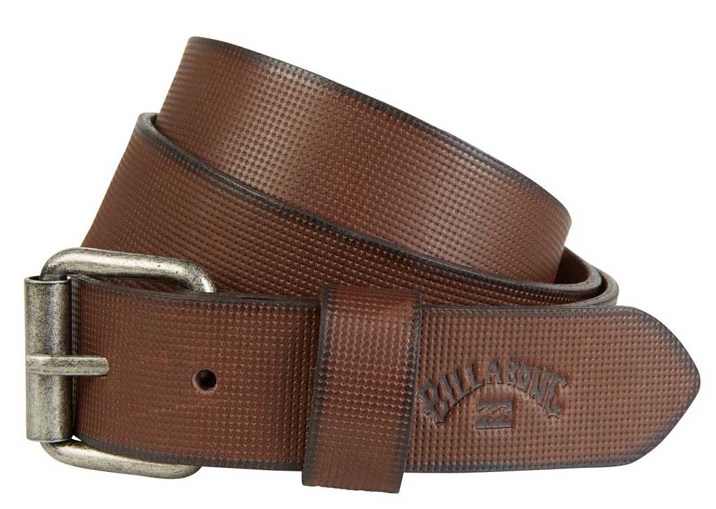 Billabong Daily Leather Belt - Brown, front view