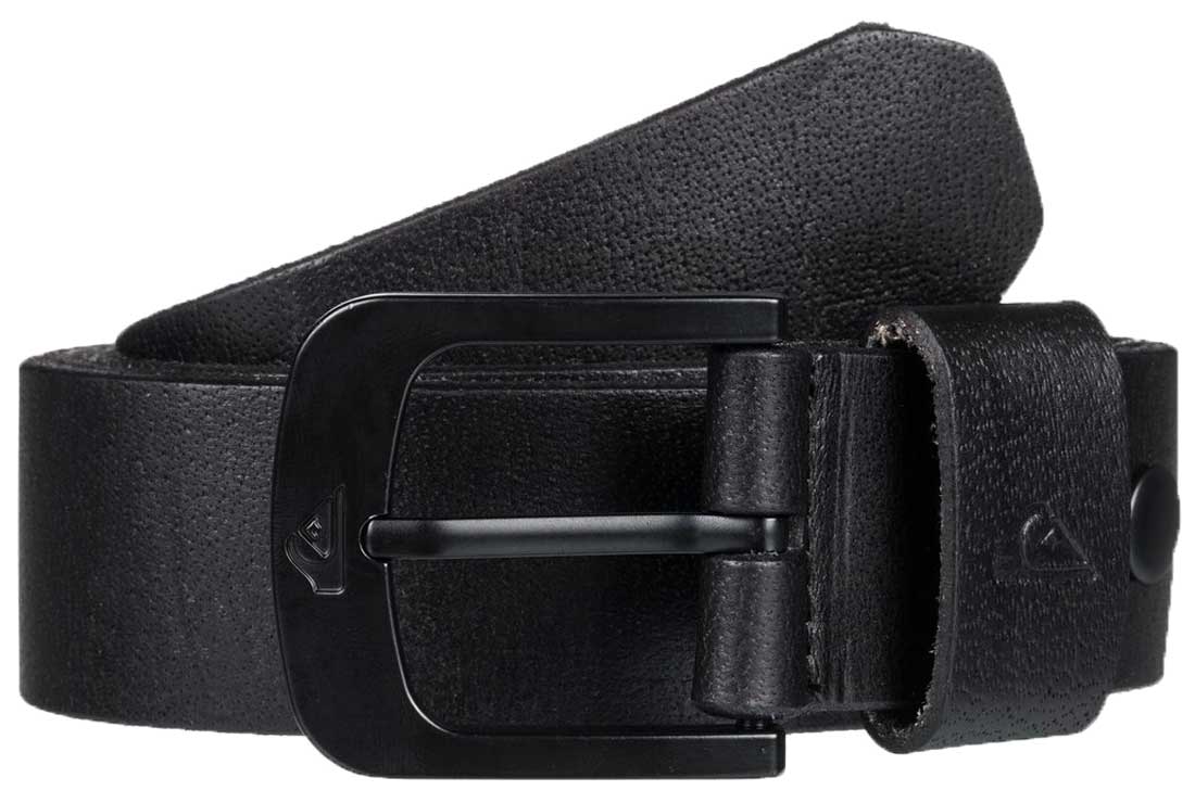 Quiksilver Everydaily Leather Belt - Black