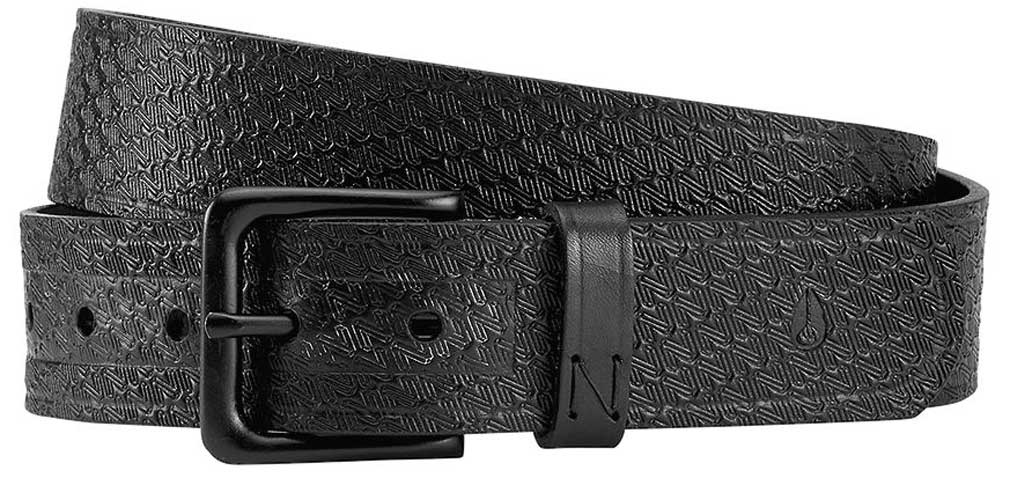 Nixon DNA Belt - Black Emboss, front view