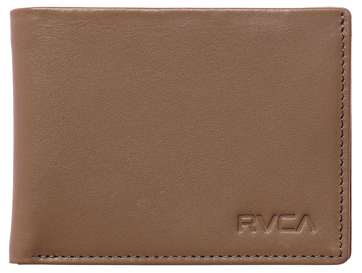 RVCA August Bi-Fold Wallet - Tan