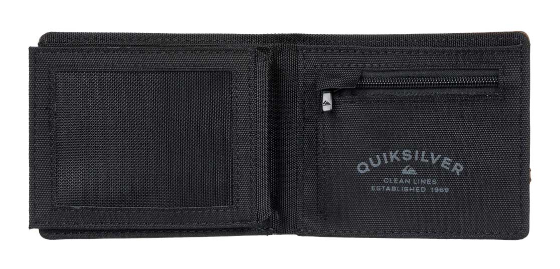 Quiksilver Stitchy Bi-Fold Wallet - Chocolate Brown – alternate view 2