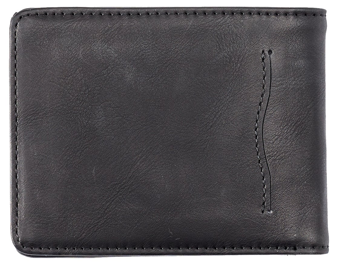 Quiksilver Slim Rays Bi-Fold Wallet - Black – back view