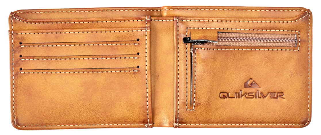 Quiksilver Slim Rays Bi-Fold Wallet - Chocolate Brown – alternate view 1