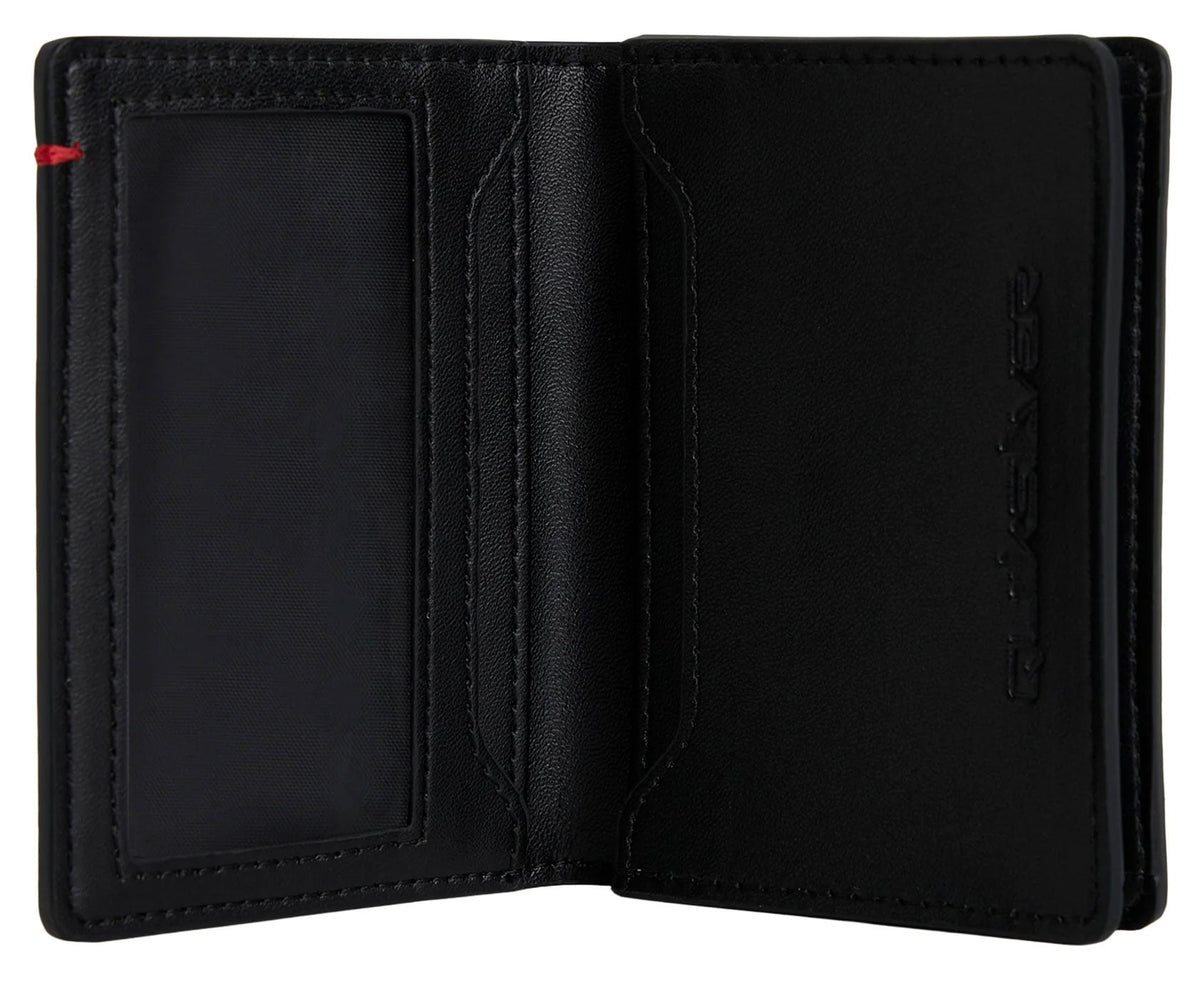Quiksilver Flipside Trifold Wallet - Black – alternate view 1