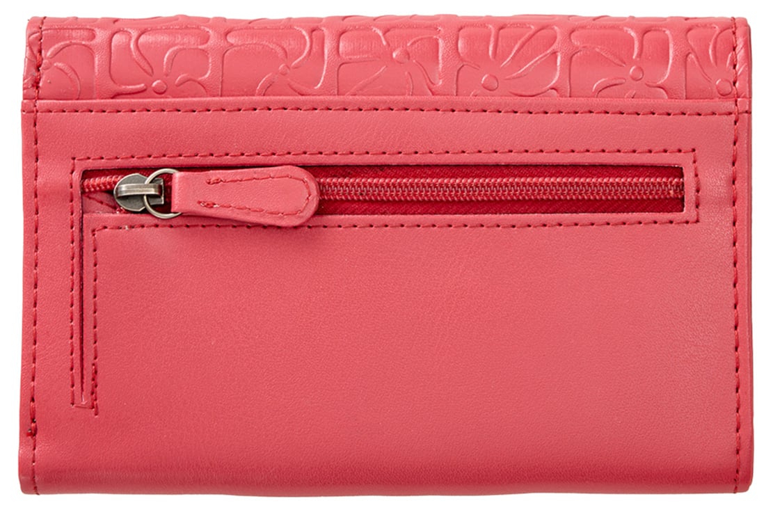 Rip Curl Classic Surf Mid Wallet - Red – back view