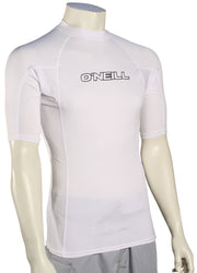 O'Neill Basic Skins SS Rash Guard - White