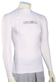 O'Neill Basic Skins LS Rash Guard - White