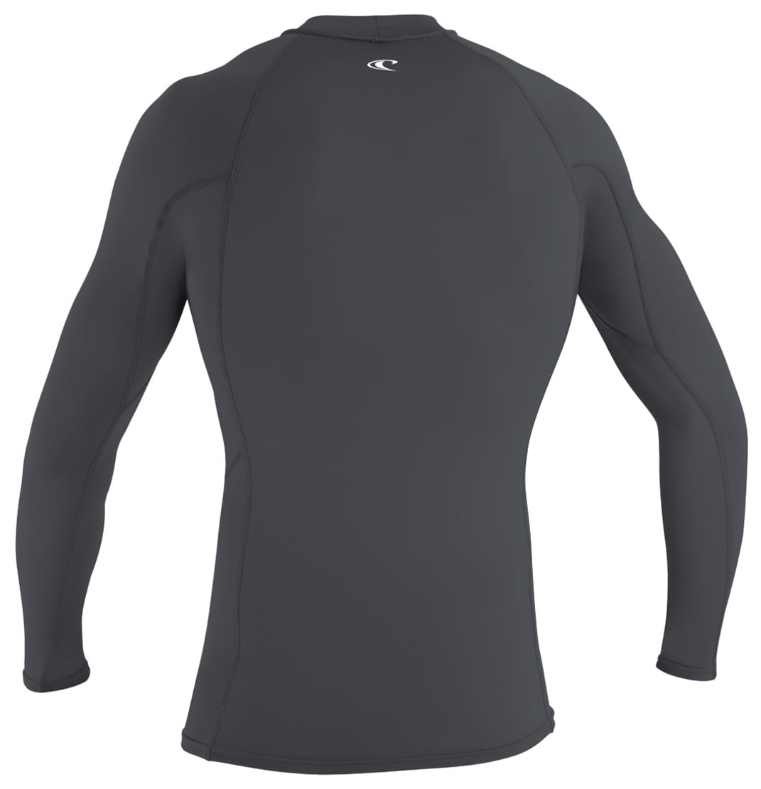 O'Neill Basic Skins LS Rash Guard - Graphite – back view