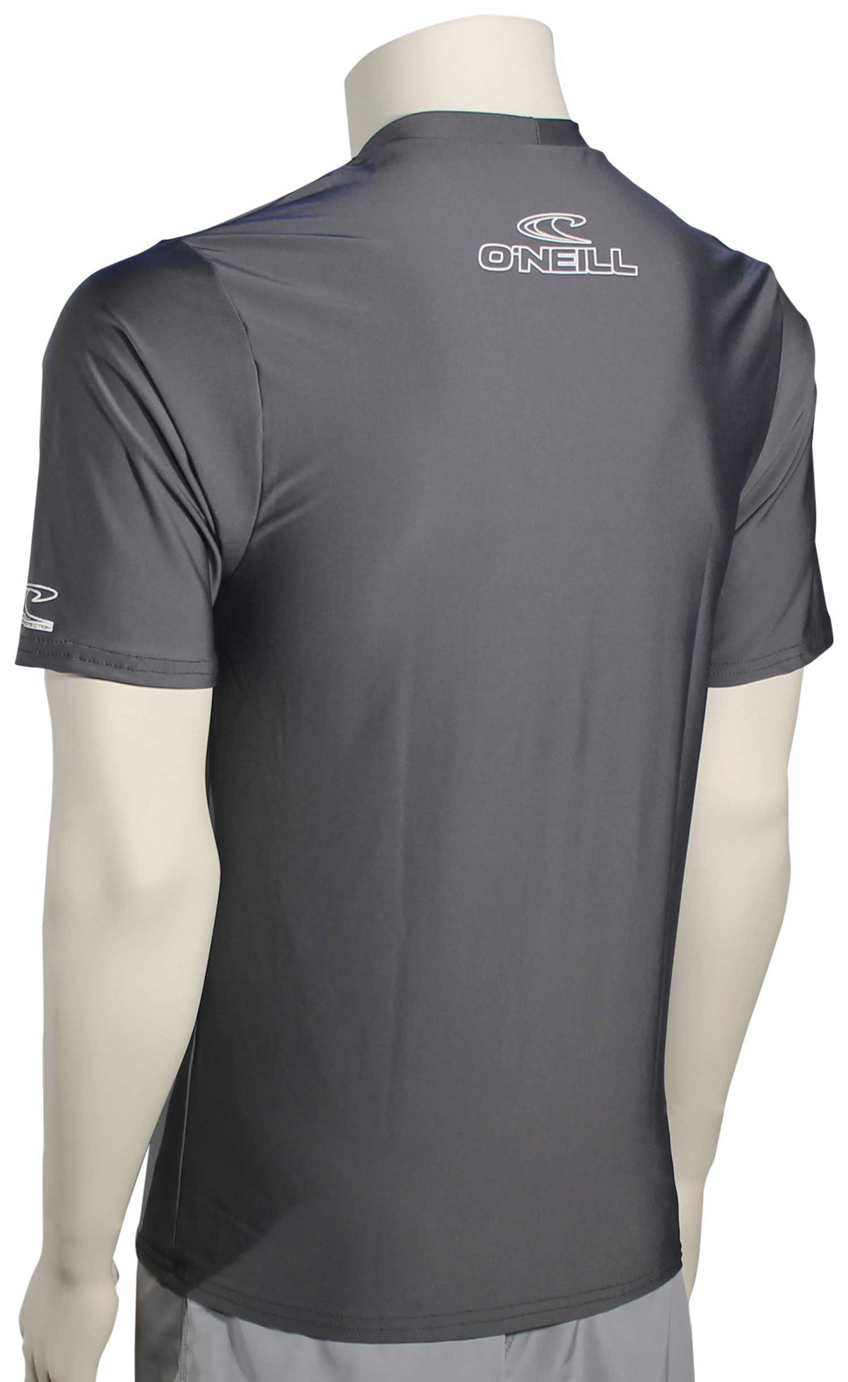 O'Neill Basic Skins SS Surf Shirt - Smoke – back view