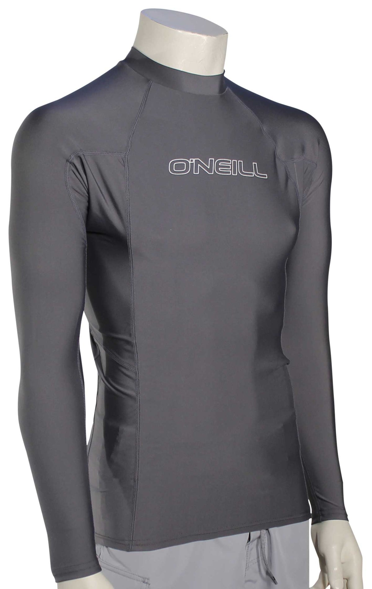 O'Neill Basic Skins LS Rash Guard - Smoke