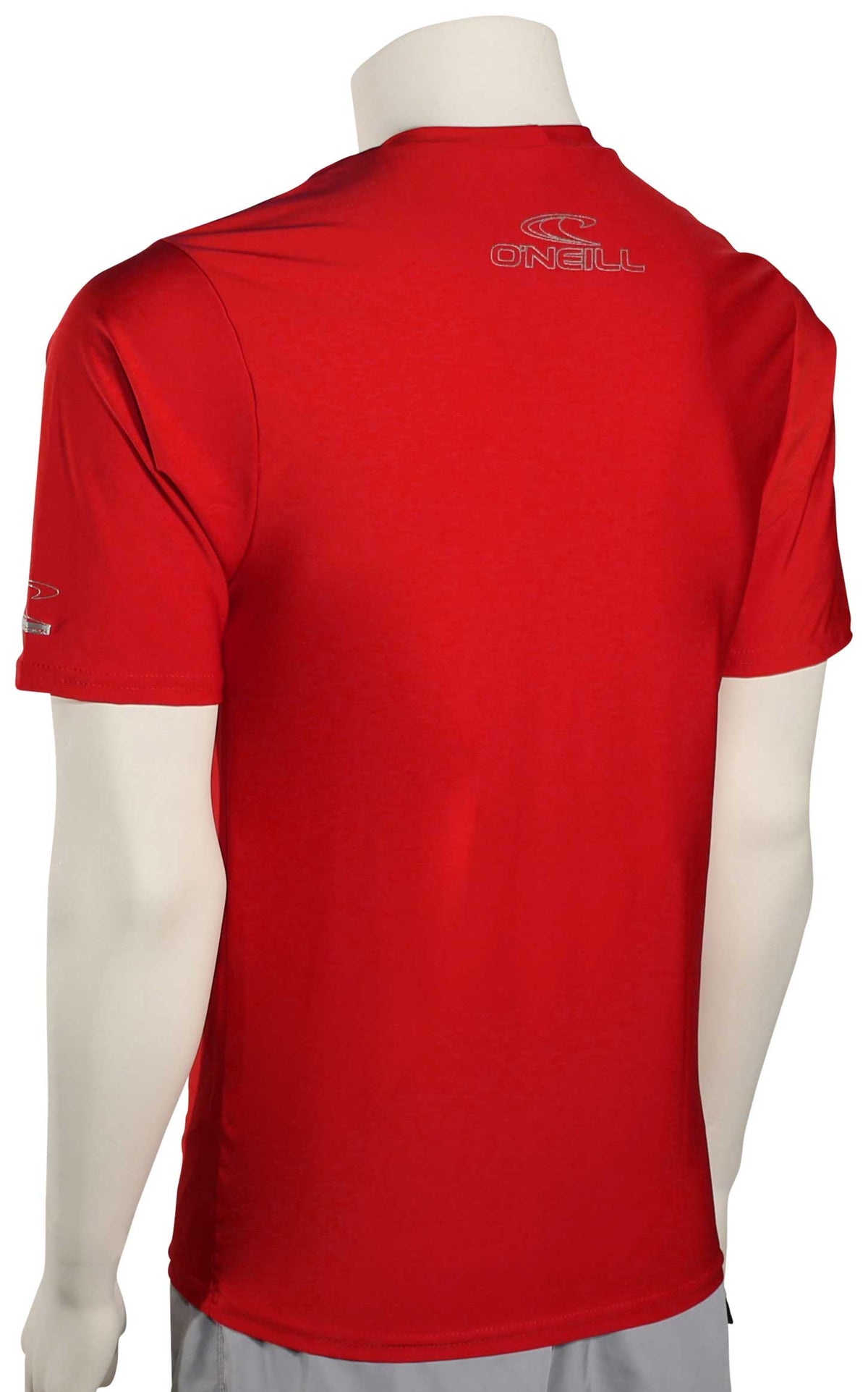 O'Neill Basic Skins SS Surf Shirt - Red – back view
