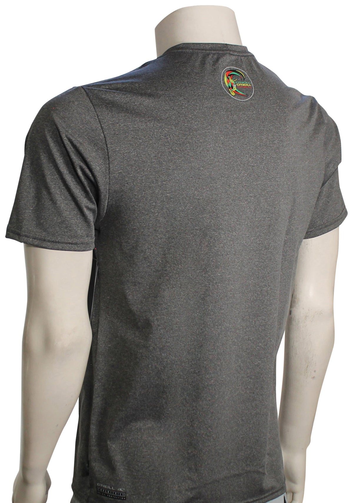 O'Neill TRVLR Hybrid SS Surf Shirt - Graphite – back view