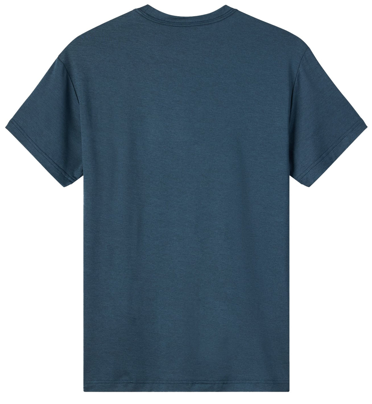 O'Neill TRVLR Paradise SS Surf Shirt - Heather Midnight Navy – back view