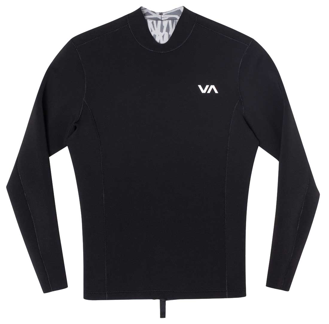 RVCA Balance Back Zip Wetsuit Jacket - Black