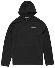 Volcom Pullover Long Sleeve Men's Hooded Rashguard - Black