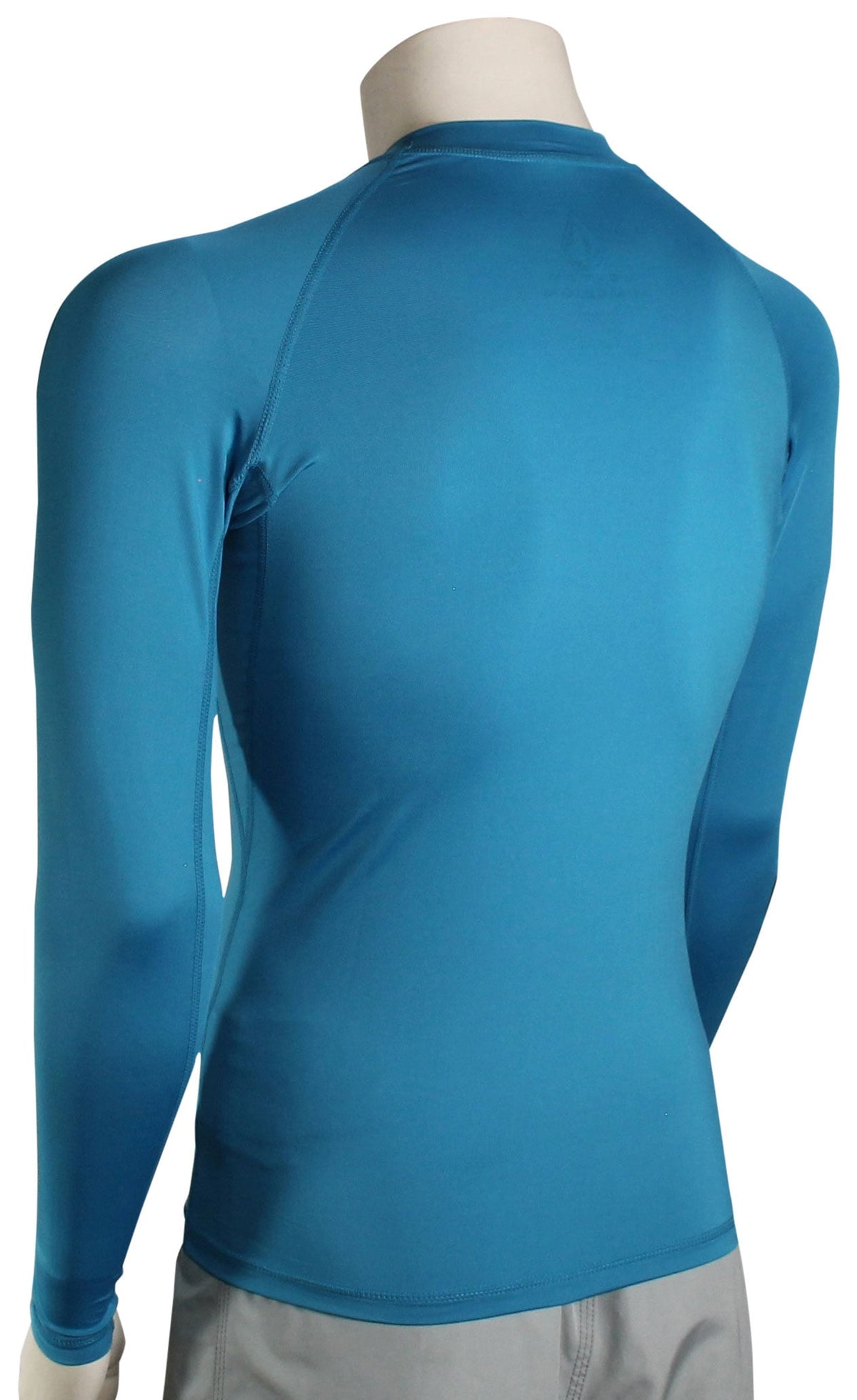 Volcom Lido Solid LS Rash Guard - Tidal Blue