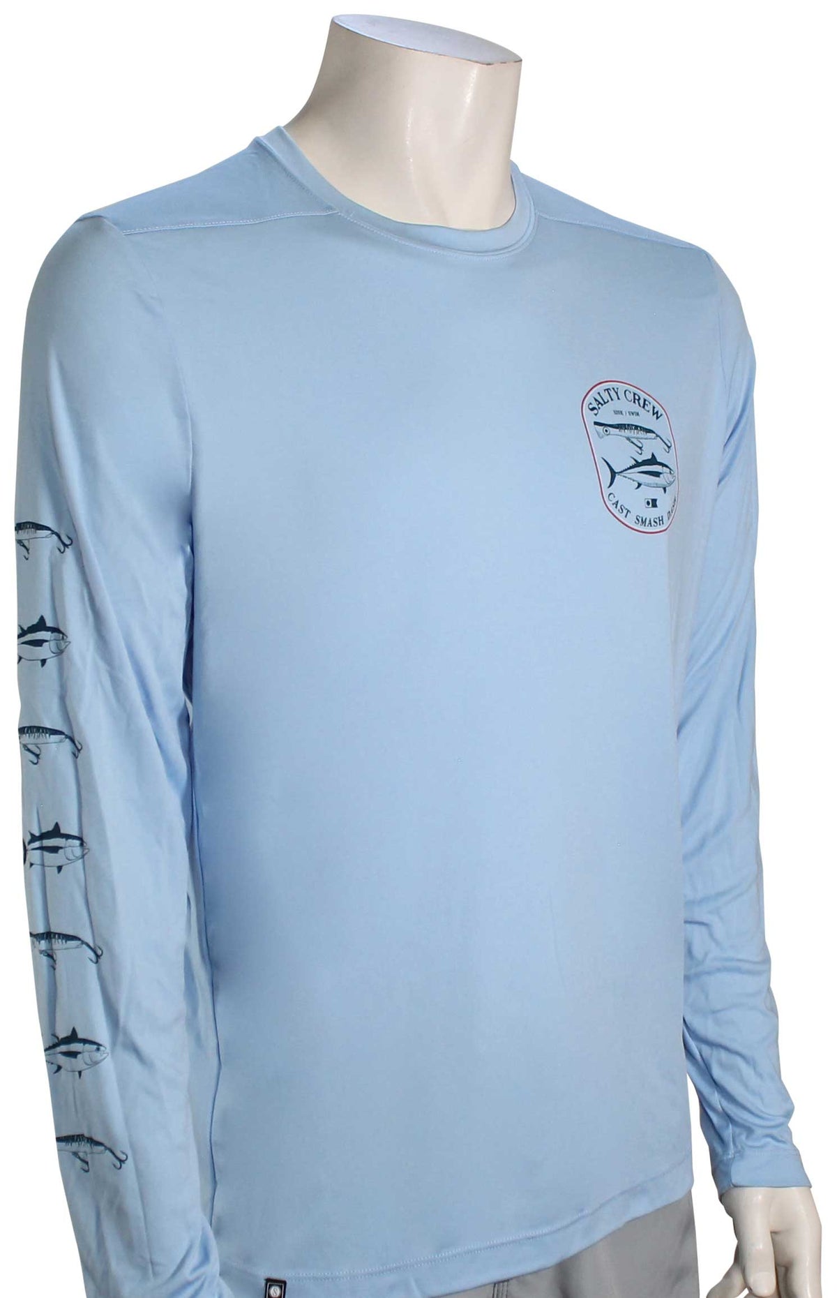 Salty Crew Surface LS Surf Shirt - Light Blue