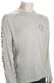 Salty Crew Tippet Pinnacle LS Surf Shirt - Grey