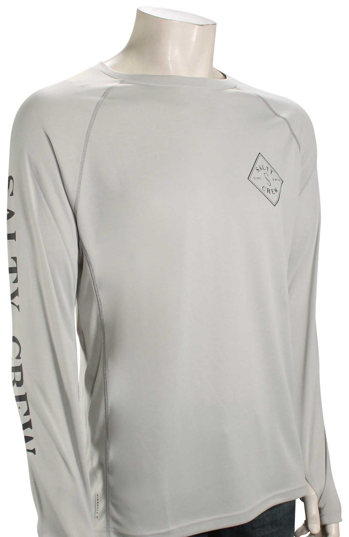Salty Crew Tippet Pinnacle LS Surf Shirt - Grey