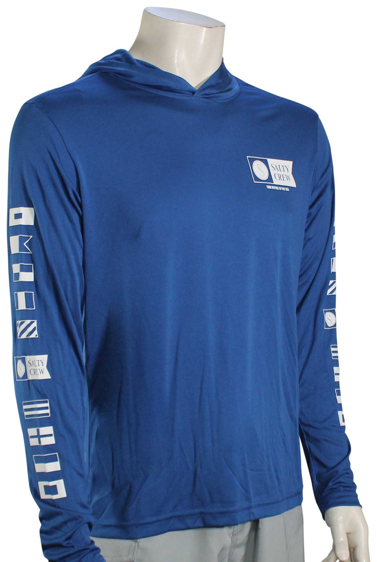 Salty Crew Alpha Hood Rashguard - Royal