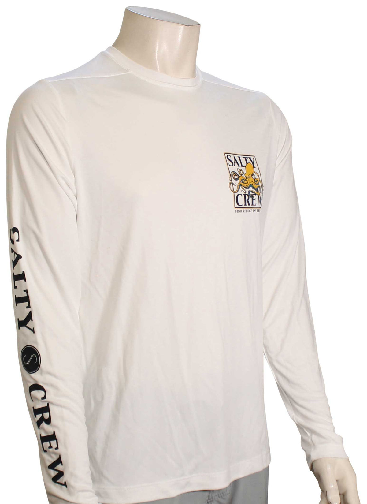 Salty Crew Ink Slinger LS Surf Shirt - White