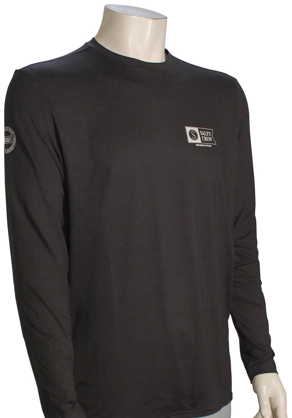 Salty Crew Alpha LS Surf Shirt - Black