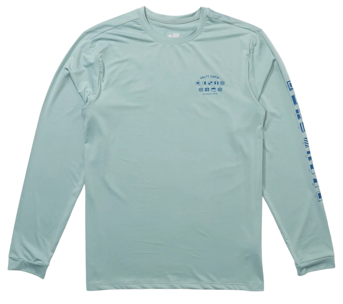 Salty Crew Call Sign LS Sun Shirt - Marine