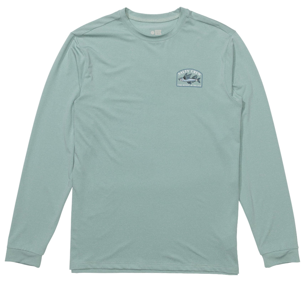 Salty Crew Fly Home Men's Long Sleeve Sun Shirt - Seaside Heather