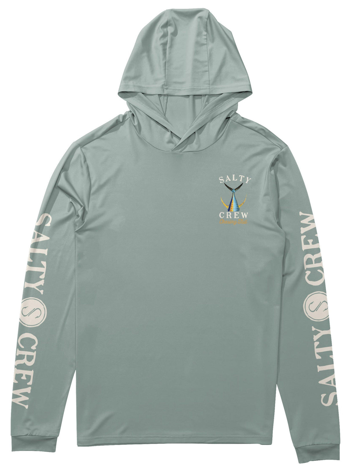 Salty Crew Tailed Men's Long Sleeve Hooded Sun Shirt - Jade