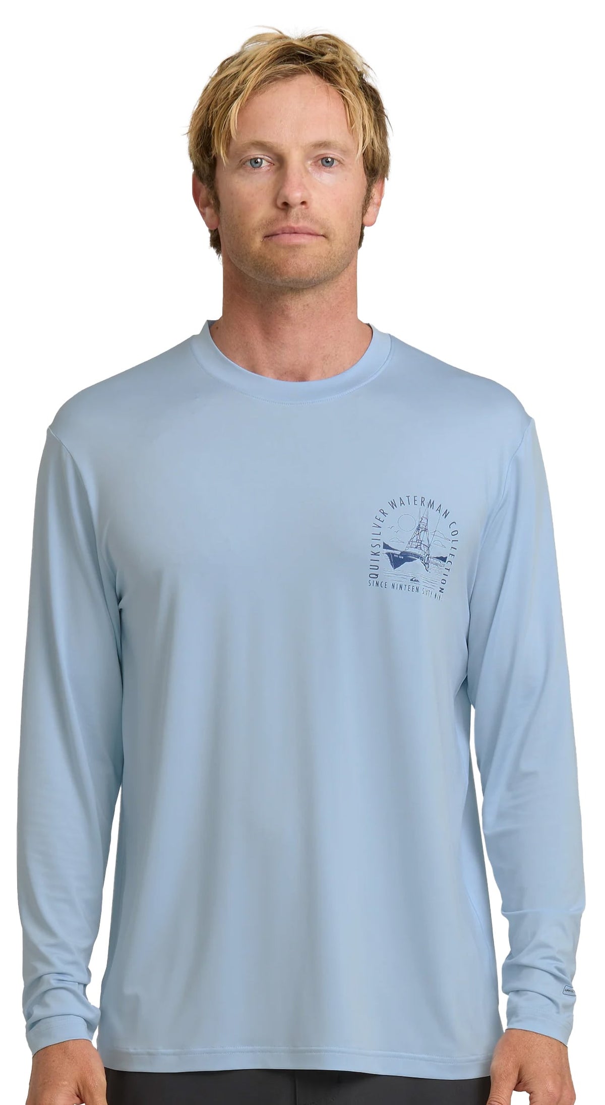 Quiksilver Waterman Cool Breeze LS Surf Shirt - Skyway