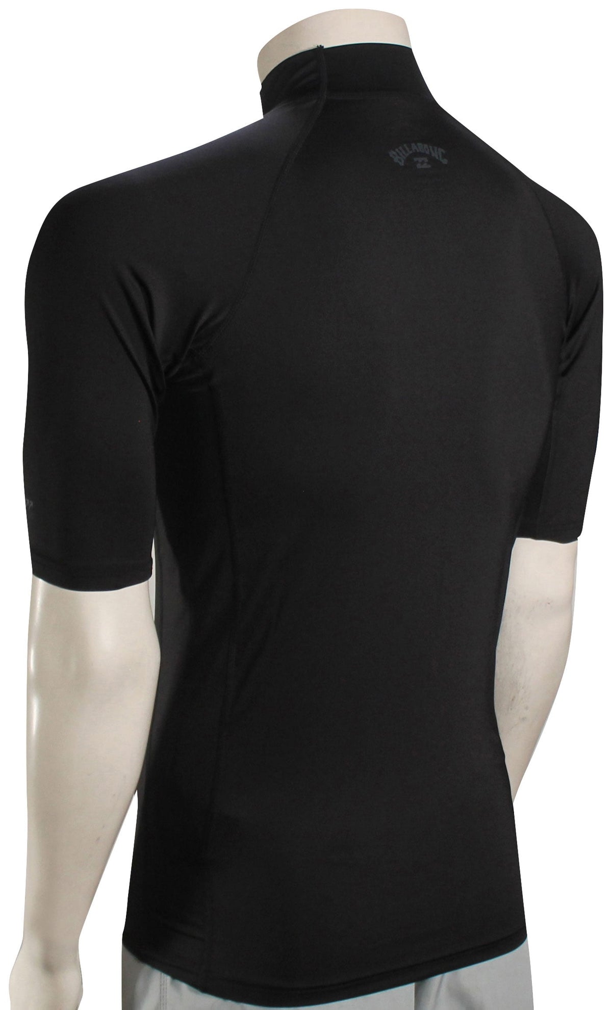 Billabong Arch Wave Performance Fit Rash Guard - Black – back view