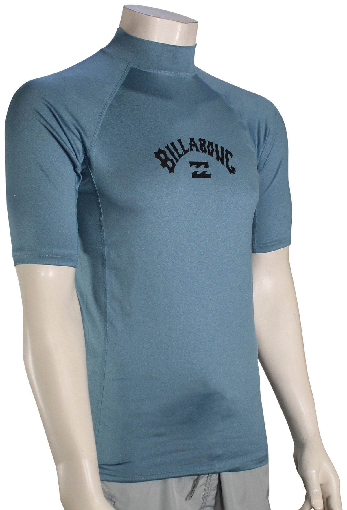 Billabong Arch Wave Performance Fit SS Rash Guard - Blue Heather