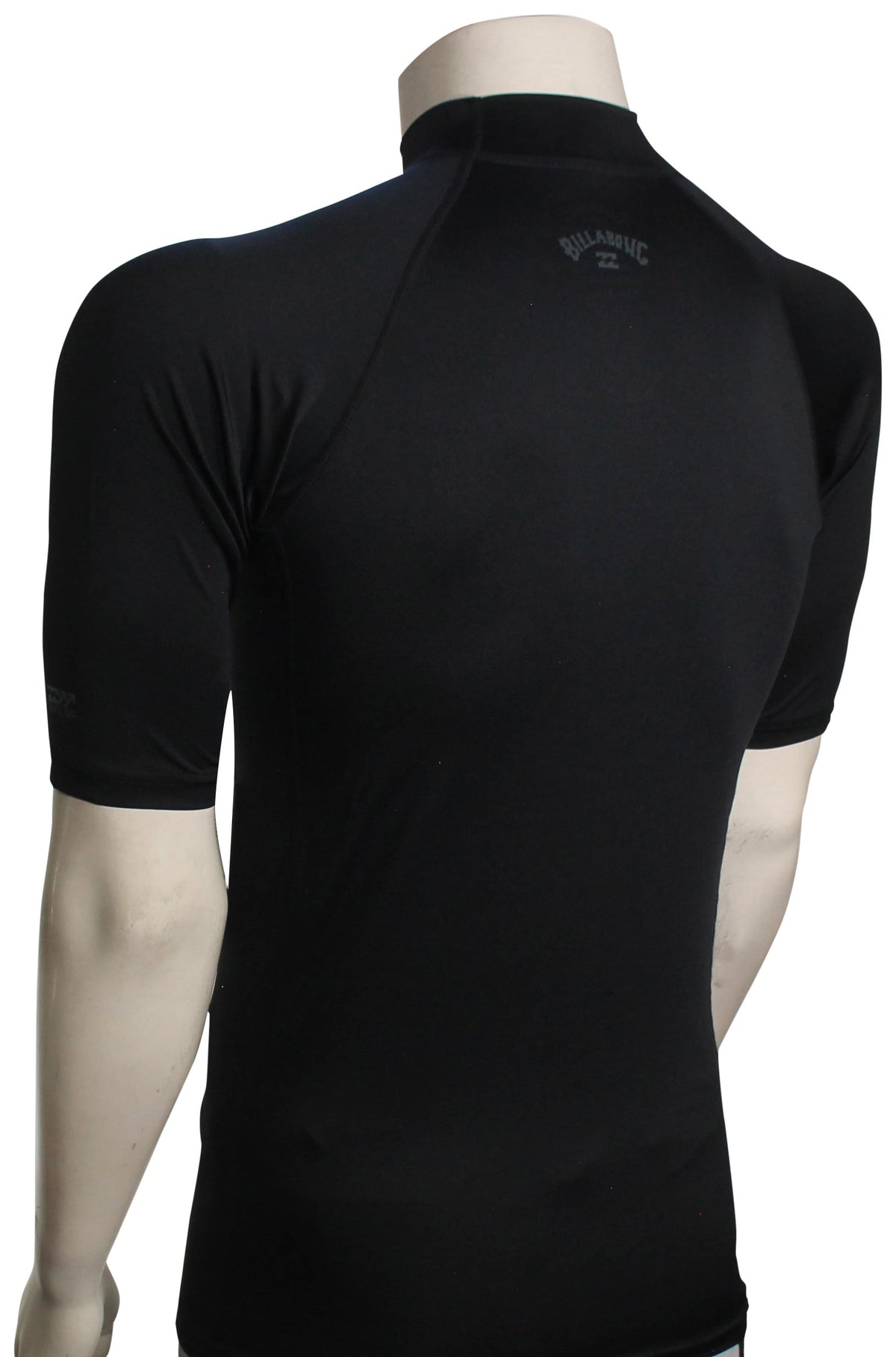 Billabong Arch Performance Fit SS Rash Guard - Black – back view