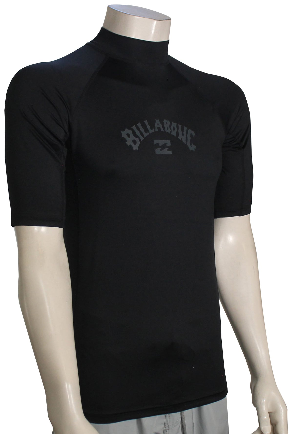 Billabong Arch Performance Fit SS Rash Guard - Black