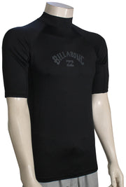 Billabong Arch Performance Fit SS Rash Guard - Black