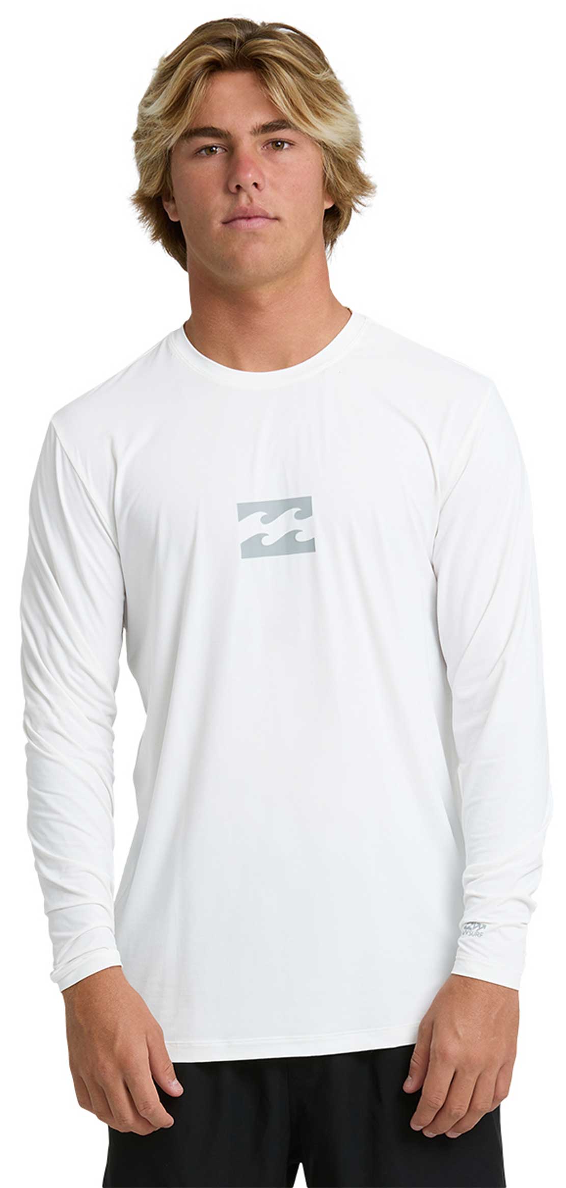 Billabong All Day Wave Loose Fit LS Rash Guard - White