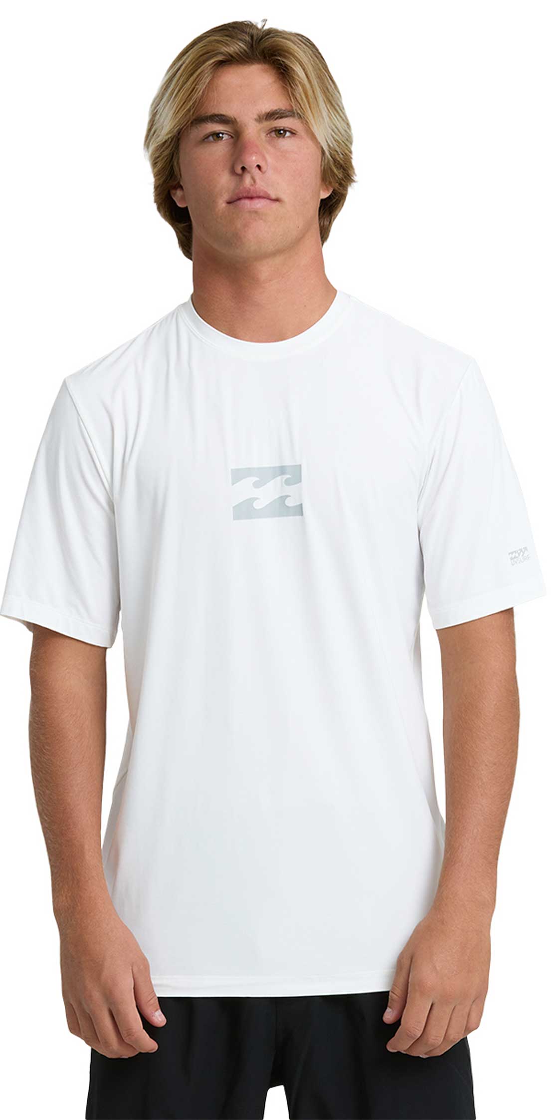 Billabong All Day Wave SS Surf Shirt Rash Guard - White