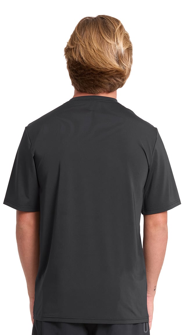 Billabong All Day Wave Loose Fit Men's Short Sleeve Surf Tee - Black – back view