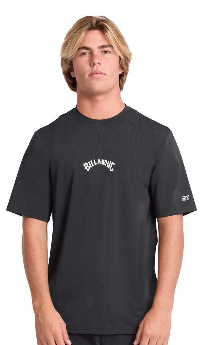 Billabong All Day Wave Loose Fit Men's Short Sleeve Surf Tee - Black