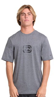 Billabong All Day Wave Loose Fit Men's Short Sleeve Surf Tee - Light Grey Heather