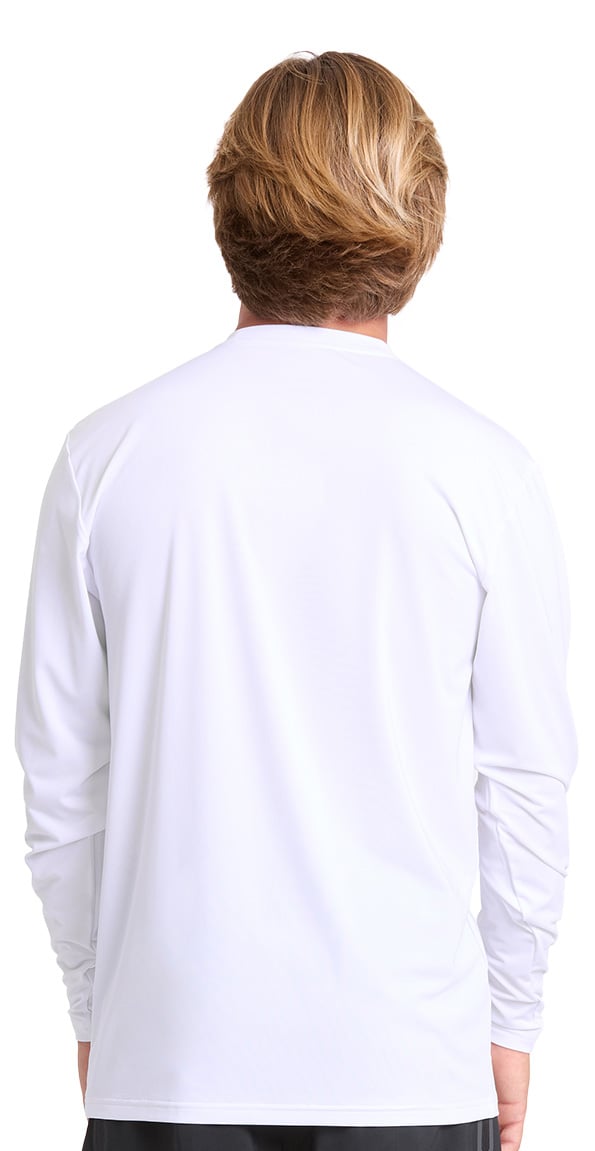 Billabong All Day Wave Loose Fit Men's Long Sleeve Surf Tee - White – back view