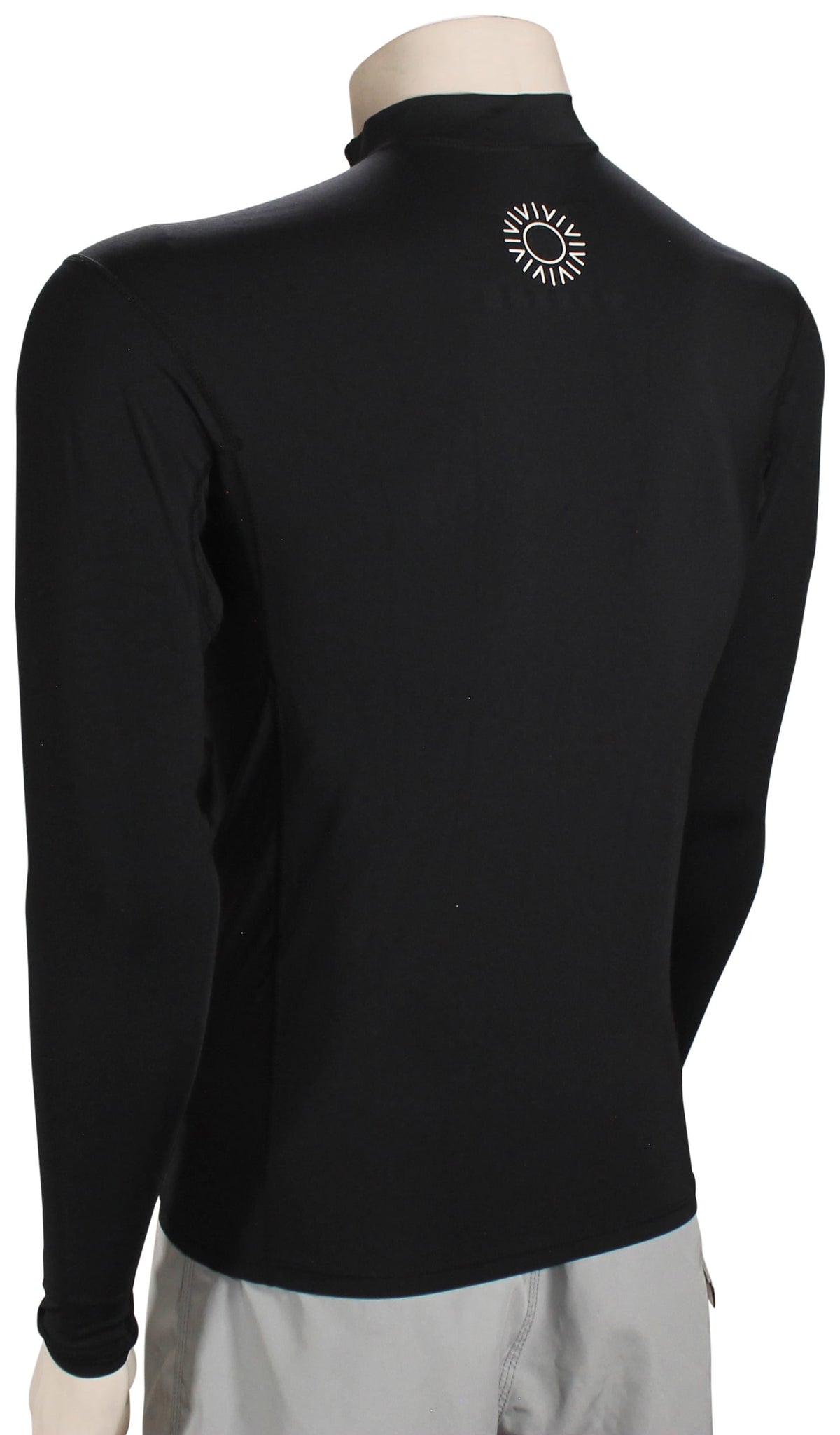Rhythm Classic LS Rash Guard - Black – back view