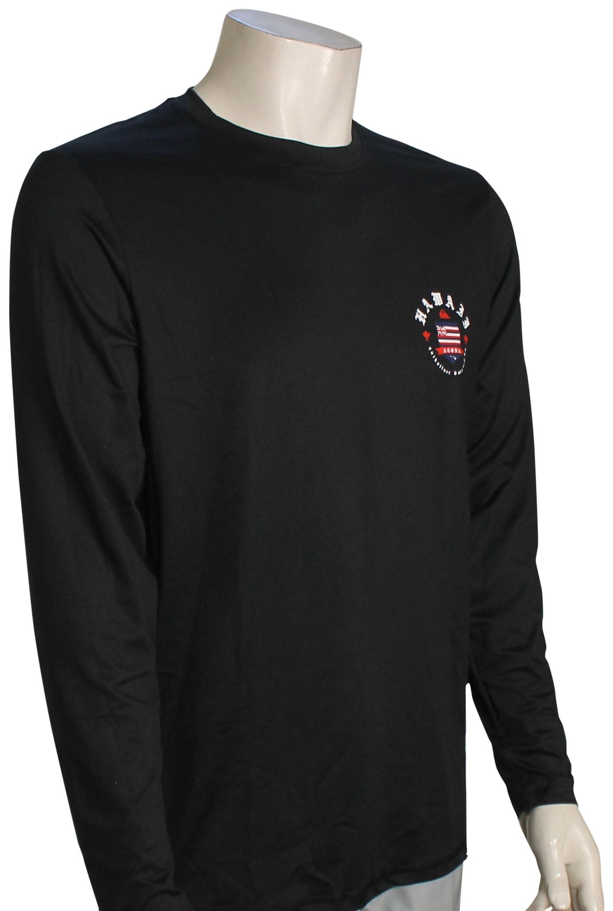 Quiksilver Hawaii Royalty LS Surf Shirt - Black