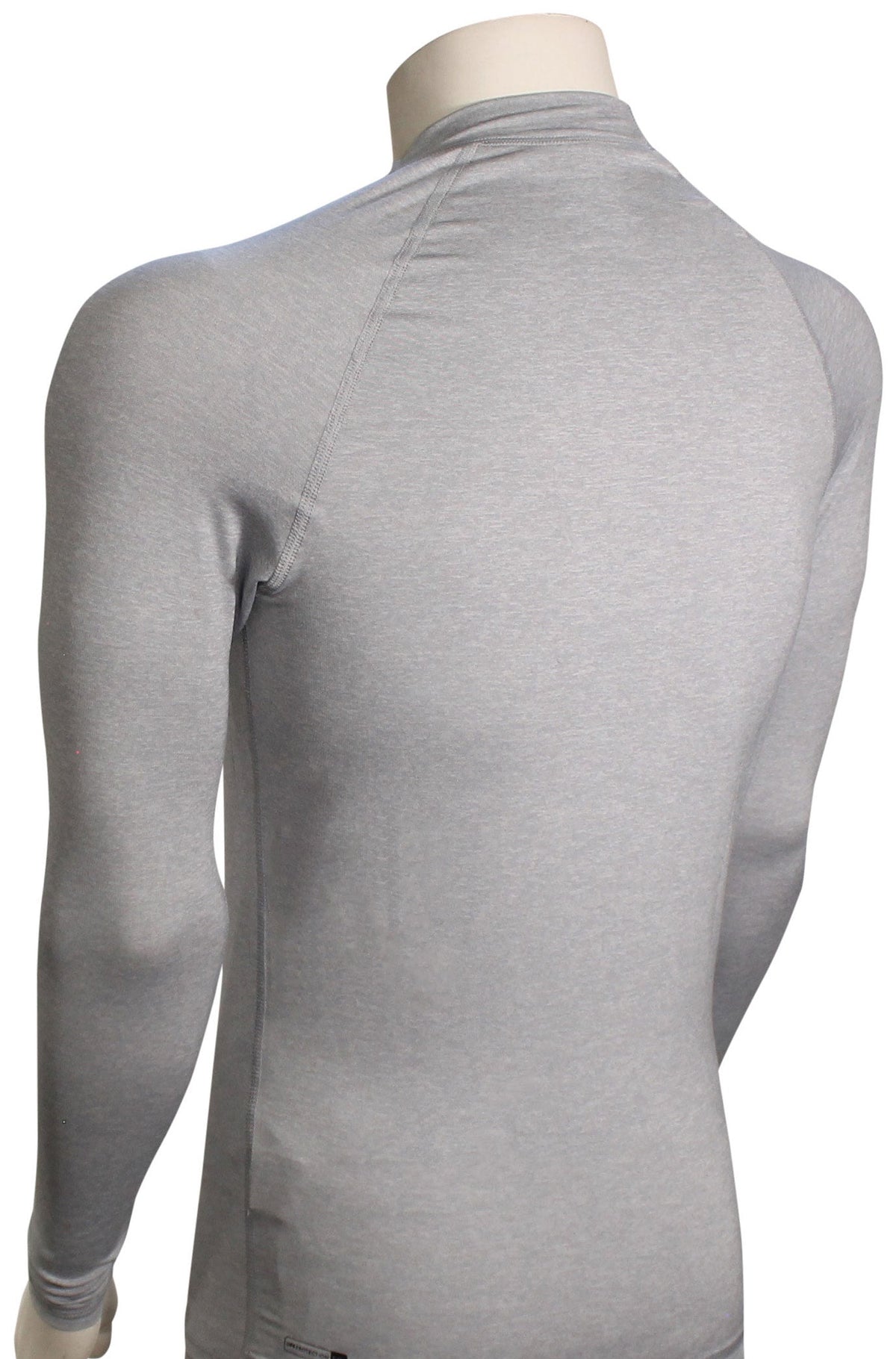 Quiksilver Hawaii Double Down LS Rash Guard - Sleet Heather – back view