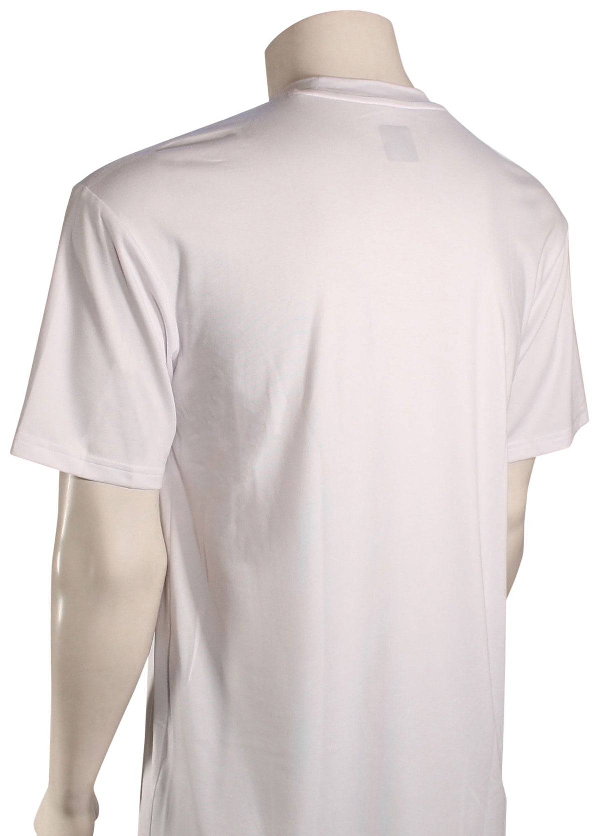 Quiksilver Everyday SS Surf Shirt - White / Black – back view