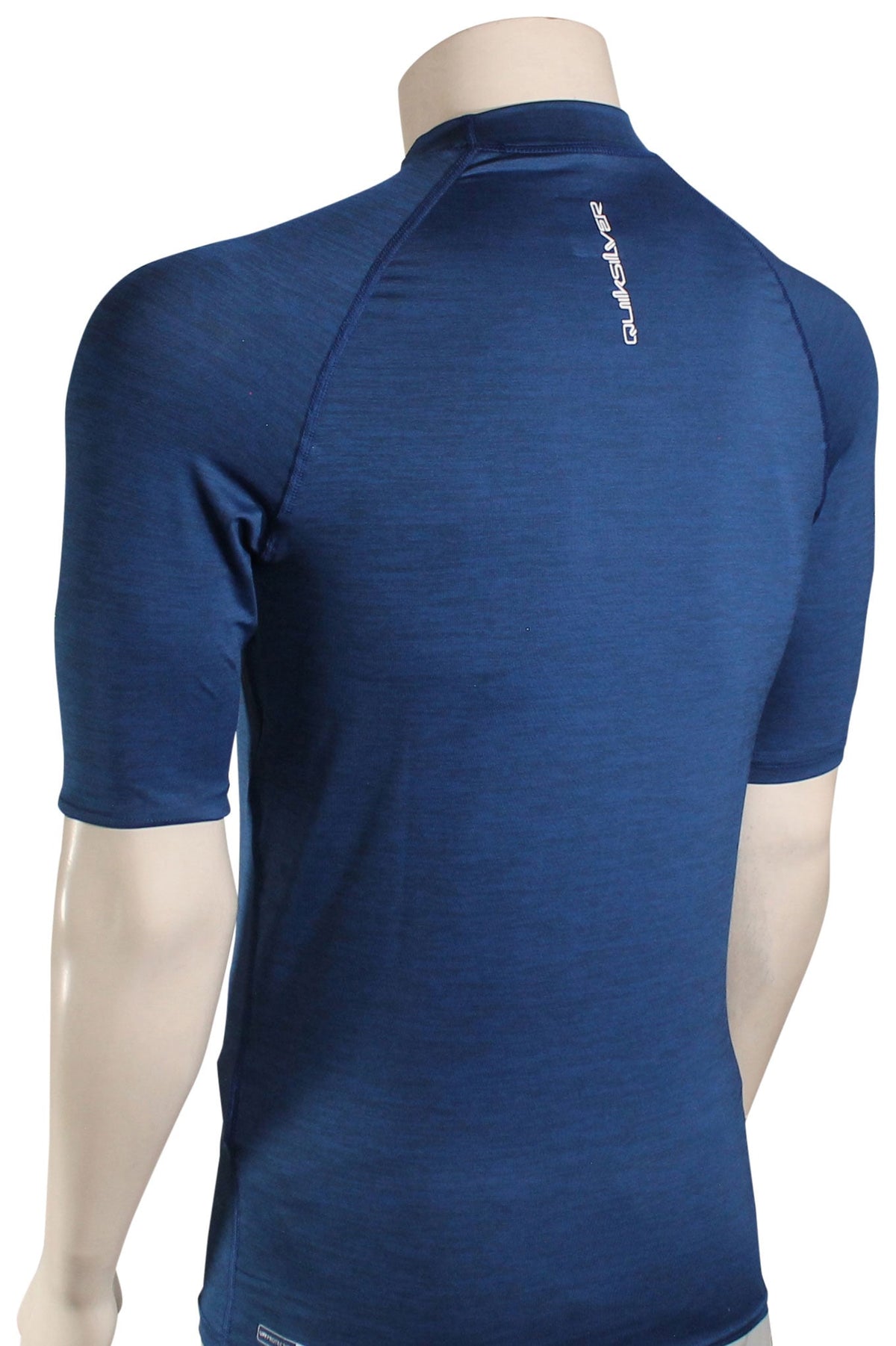 Quiksilver Everyday SS Rash Guard - Monaco Blue – back view