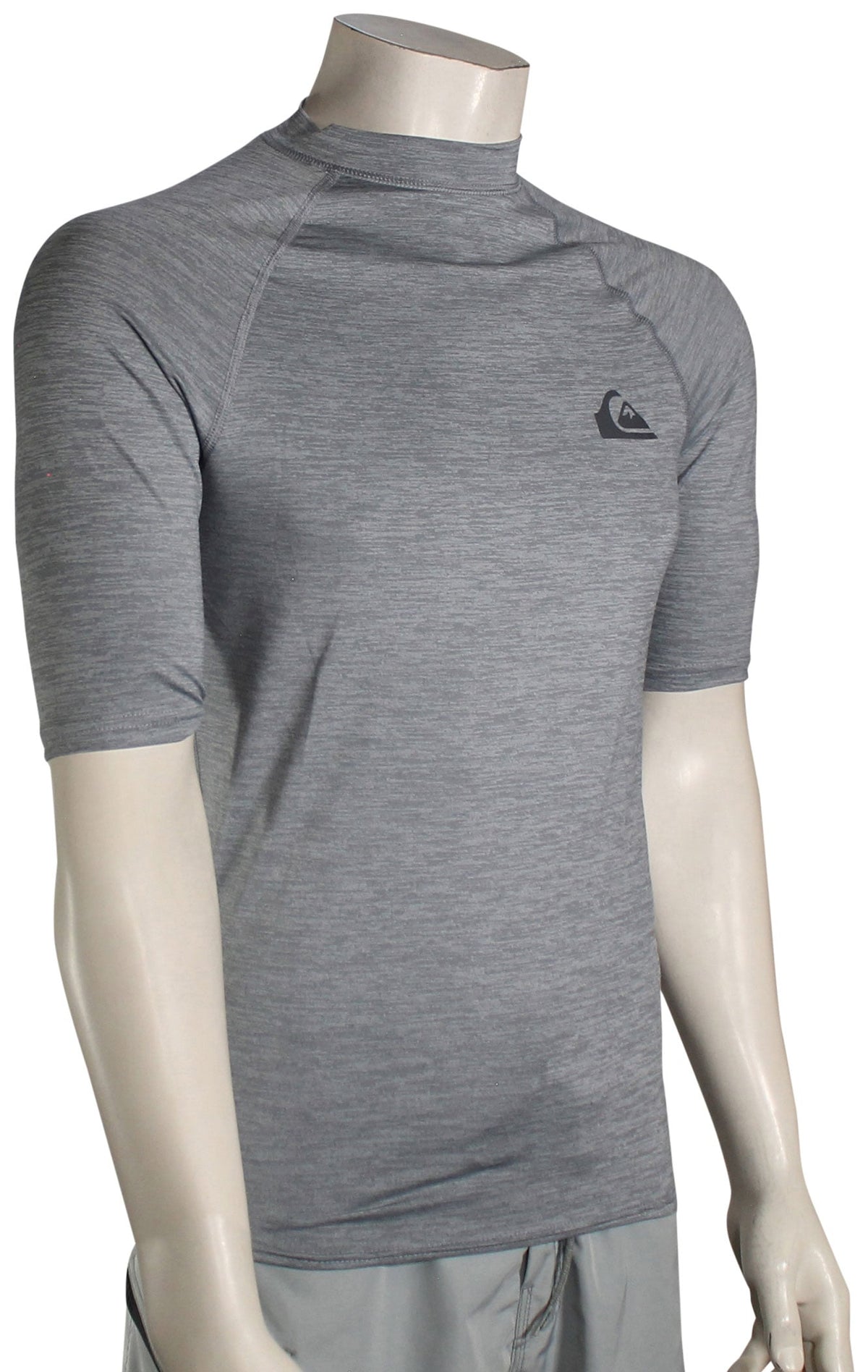 Quiksilver Everyday SS Rash Guard - Athletic Heather