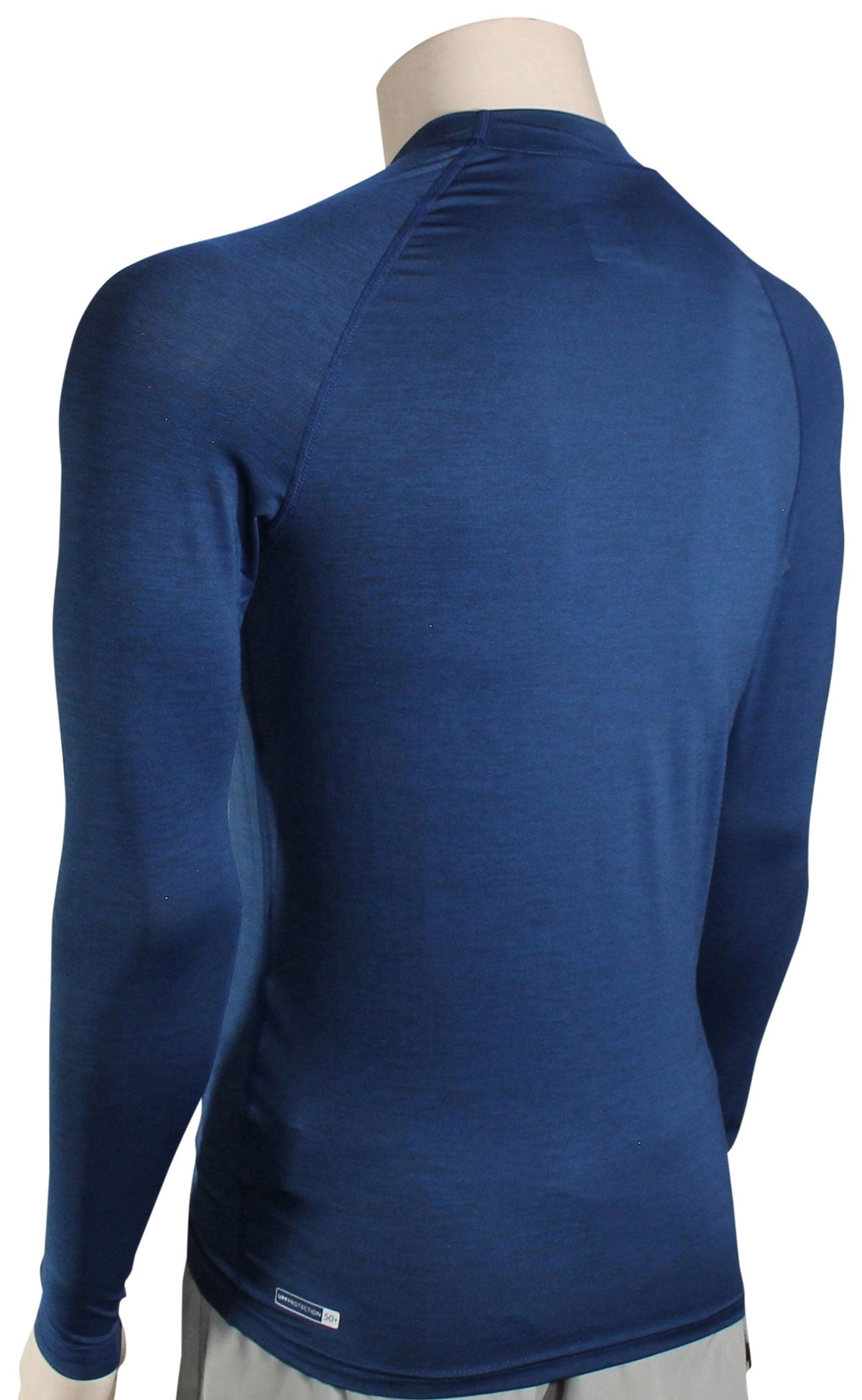 Quiksilver Everyday LS Rash Guard - Monaco Blue – back view