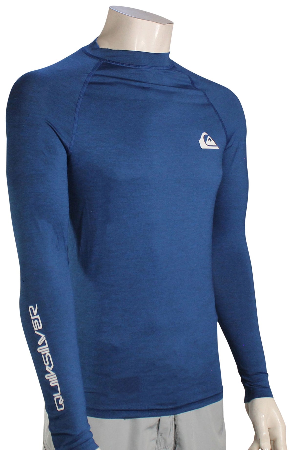 Quiksilver Everyday LS Rash Guard - Monaco Blue